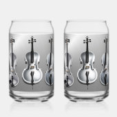 オーケストラストリングプリント16oz Can Glasses ガラス缶 (裏面)