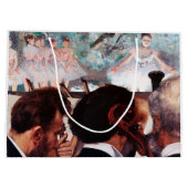 オーケストラミュージシャン、エドガー・デガス ラージペーパーバッグ (裏面)