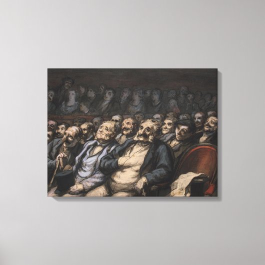 オーケストラ座席数c.1856 キャンバスプリント (正面)