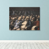オーケストラ座席数c.1856 キャンバスプリント (インサイチュ (ウッドフロア))