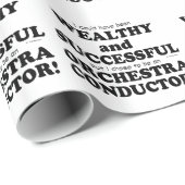 オーケストラ指揮者の裕福で成功 ラッピングペーパー (ロールコーナー)