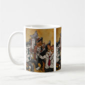 オーケストラ猫 コーヒーマグカップ (左)