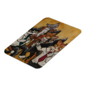 オーケストラ猫 マグネット (左側)