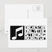 オーケストラ生き延び ポストカード (正面/裏面)