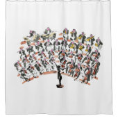 オーケストラ シャワーカーテン (正面)