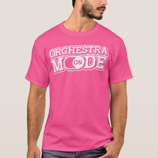 オーケストラ・モードOnクラシックミュージシャン音楽オーチ Tシャツ (正面)