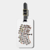 オーケストラ ラゲッジタグ (正面縦)