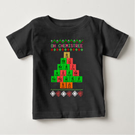 オーケミスツリー – 化学者向け醜いクリスマスセーター ベビーTシャツ
