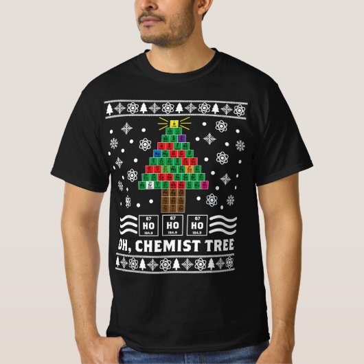 オーケミステリーおもしろいサイエンスデザインギフト Tシャツ (正面)