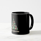 オーケミストリー 面白い科学 化学 クリスマス マグカップ (正面右)