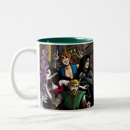 オーケラコーヒーマグの伝説 ツートーンマグカップ (左)