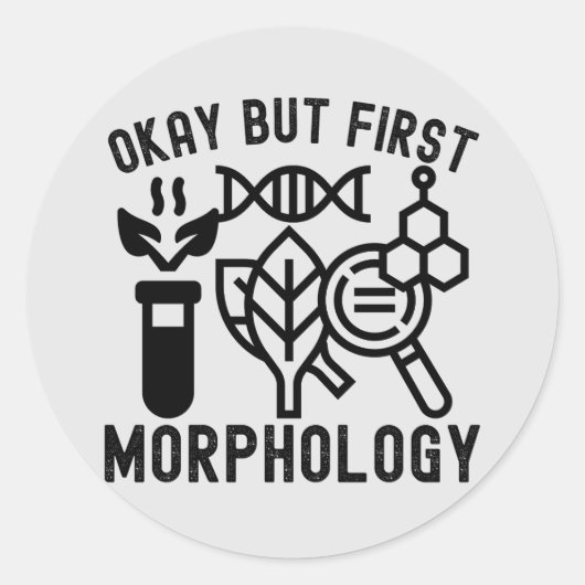 オーケーが最初の形態学、形態学 ラウンドシール (正面)