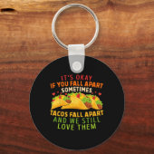 オーケー秋アパもしート時々タコス秋A キーホルダー (正面)