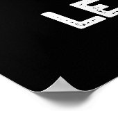 オーケー転がスおもしろいボーリング・プン・ダーク ポスター (角)