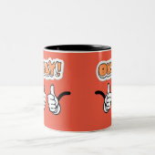 オーケー2音式コーヒーマグ ツートーンマグカップ (中央)