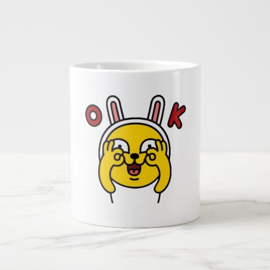 オーケー ジャンボコーヒーマグカップ (正面)