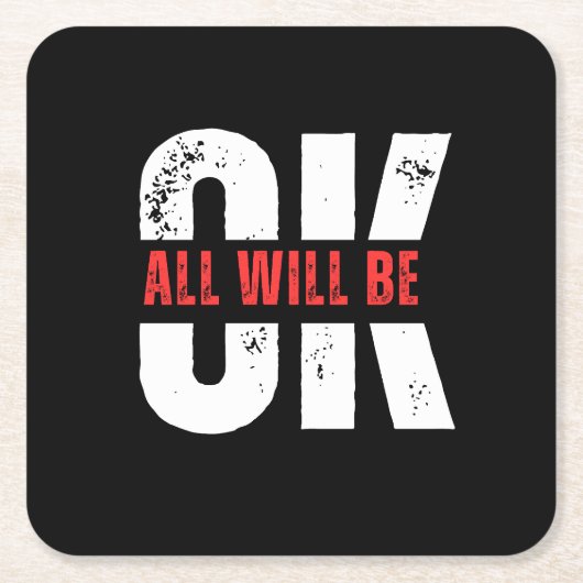 オーケー スクエアペーパーコースター (正面)