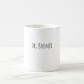 オーケー、ブーマー・マグ コーヒーマグカップ (中央)
