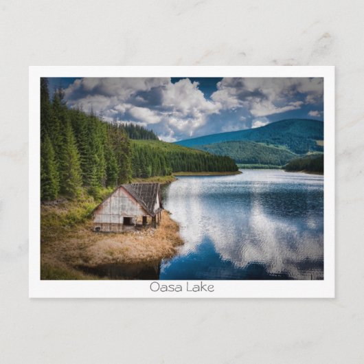 オーサ湖 ポストカード (正面)