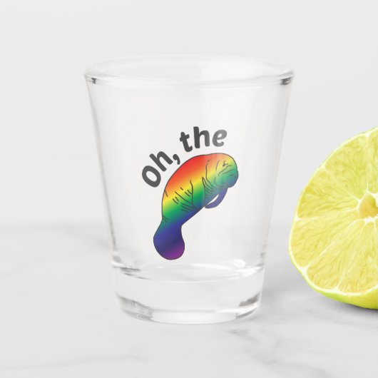 オーザフエ・マナティー ショットグラス (正面)