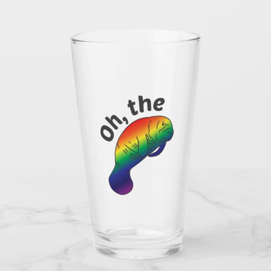 オーザフエ・マナティー タンブラーグラス (正面)