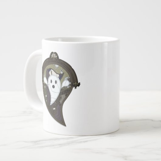オーザ幽霊専門マグカップ ジャンボコーヒーマグカップ (正面左)
