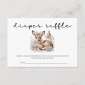 オーシカ赤面ピンクの女の子の赤ちゃんシャワー囲いカード エンクロージャーカード (正面)