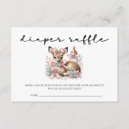 オーシカ赤面ピンクの女の子の赤ちゃんシャワー囲いカード エンクロージャーカード