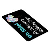 オーシップ誕生日バルーンクおもしろいルーズキャビンドア マグネット (右側)