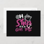 オーシップItsガールズトリップいかりクルーズクルージングCr ポストカード (正面/裏面)