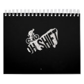 オーシフトマウンテンサイクリング自転車ライダー カレンダー (カバー)