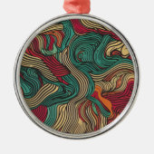 オーシャエルホーム&リビングホームデコールホリデーアクセント メタルオーナメント (正面)