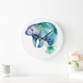 オーシャニックウィスパーマナティー ラージ壁時計 (ホーム)