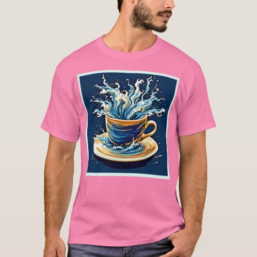 オーシャニックコーヒースプラッシュ Tシャツ (正面)