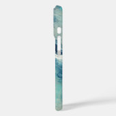 オーシャニックブルー抽象芸術iPhoneケース Case-Mate iPhoneケース (裏面 / 左)