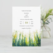 オーシャニックマリンライフコンブフォレストアートビーチ結婚式 招待状 (スタンド正面)