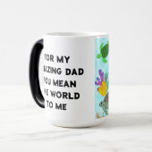 オーシャニックラブカスタマイズ可能パパのコーヒー モーフィングマグカップ (正面左)