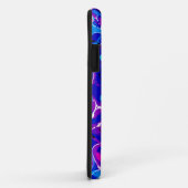 オーシャニック調和:グラフィティハートの色合いブルー Case-Mate iPhoneケース (裏面/右)