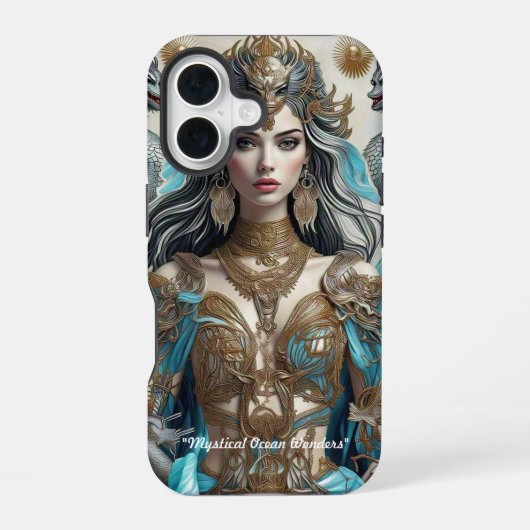 "オーシャニック・ミソロジー" iPhone 16ケース (裏面)