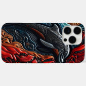 オーシャンの優雅さ:イルカのアート Case-Mate iPhoneケース (裏面 (横))