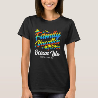 オーシャンアイルビーチ ノースカロライナ ファミリーグループ バケーション Tシャツ