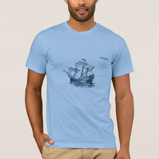 「オーシャンアドベンチャー」プロセスを信頼するTシャツ Tシャツ (正面)