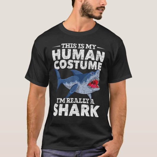 オーシャンアニマル これは私の人間のコスチュームです 本当は Tシャツ (正面)