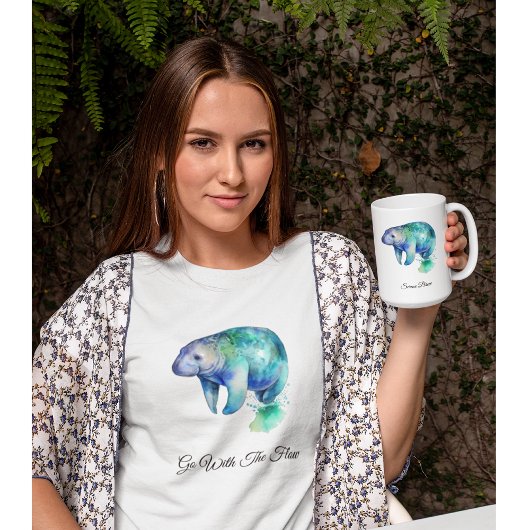 オーシャンウィスパーマナティー、カスタムデザイン Tシャツ