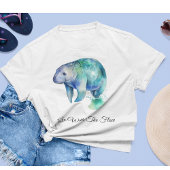 オーシャンウィスパーマナティー、カスタムデザイン Tシャツ
