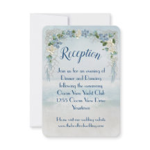 オーシャンウェディング フラワーアーチ レセプション