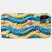 オーシャンウェーブケーキのスマホケース - 海岸のビーチスターフィッシュ Case-Mate iPhoneケース (裏面(横))