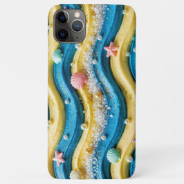 オーシャンウェーブケーキのスマホケース - 海岸のビーチスターフィッシュ iPhone 11 PRO MAXケース