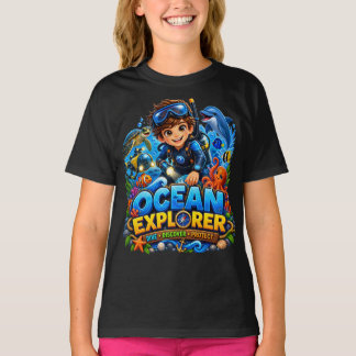 オーシャンエクスプローラーキッズマリンライフTシャツ Tシャツ