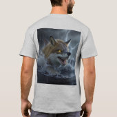 オーシャンエンバーフォックスシャーク | 神話の海の生き物 Tシャツ (裏面)